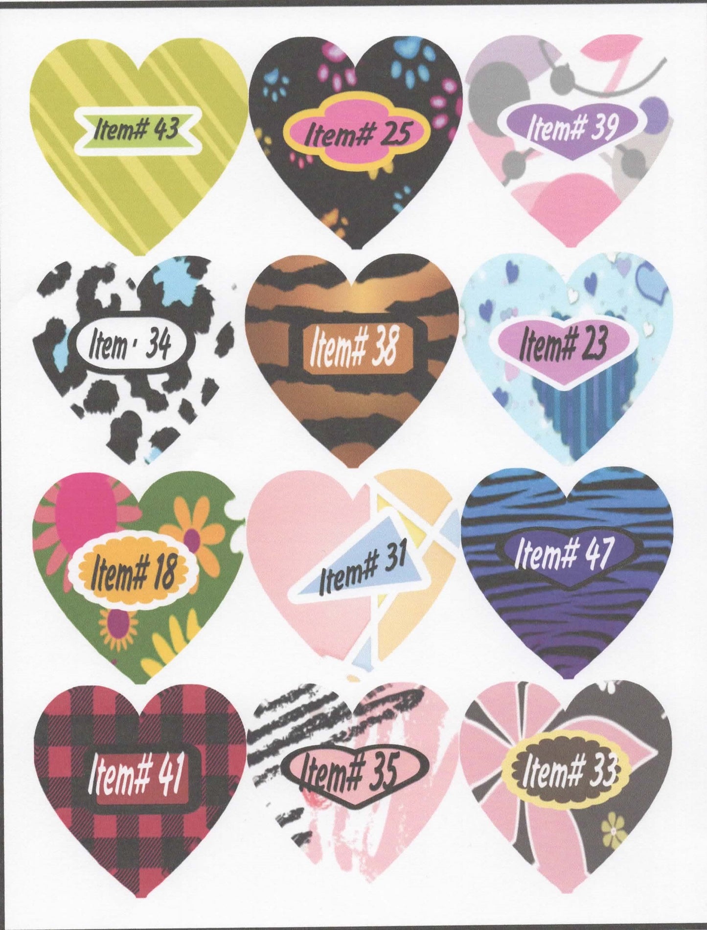Dog Tag- Heart and Circle