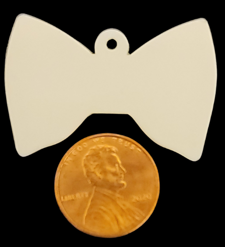 Dog or Cat Tag- Bow Shape Tag