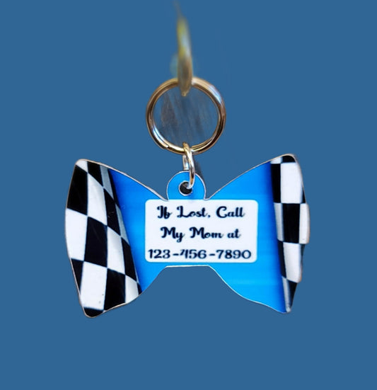 Dog or Cat Tag- Bow Shape Tag